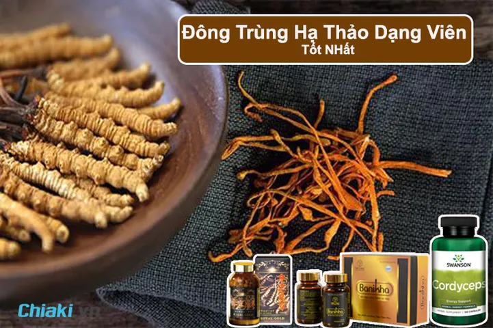 Top 10+ thuốc đông trùng hạ thảo dạng viên tốt hiện nay