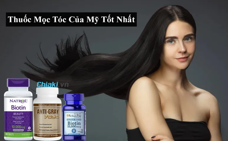 Top 9 loại thuốc mọc tóc của Mỹ tốt hiện nay [REVIEW 2026]