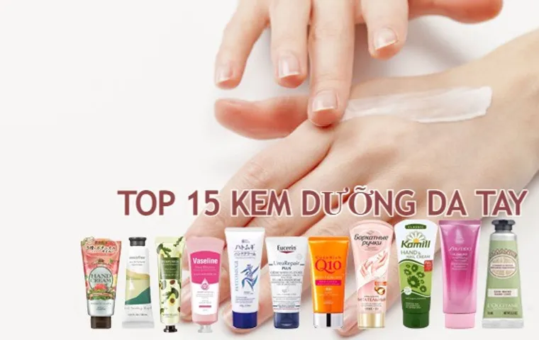 TOP 9 kem dưỡng da tay trắng mịn, mềm mại như nhung