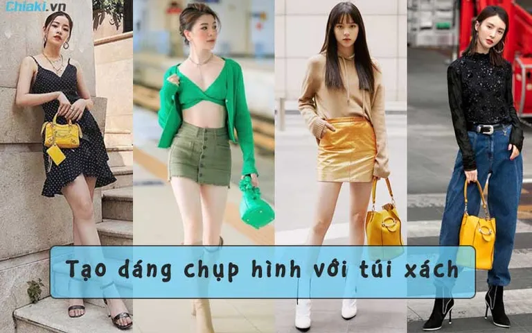 14 cách tạo dáng chụp ảnh với túi xách đẹp như Fashionista Châu Á