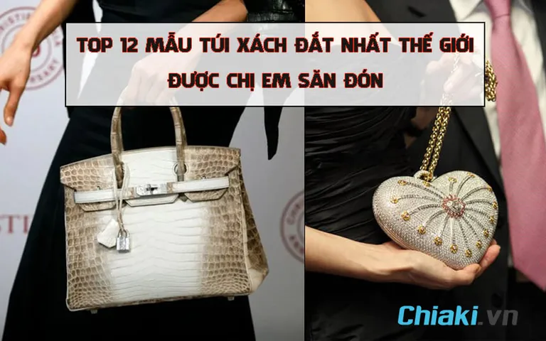 Top 12 mẫu túi xách đắt đỏ trên thế giới được chị em săn đón