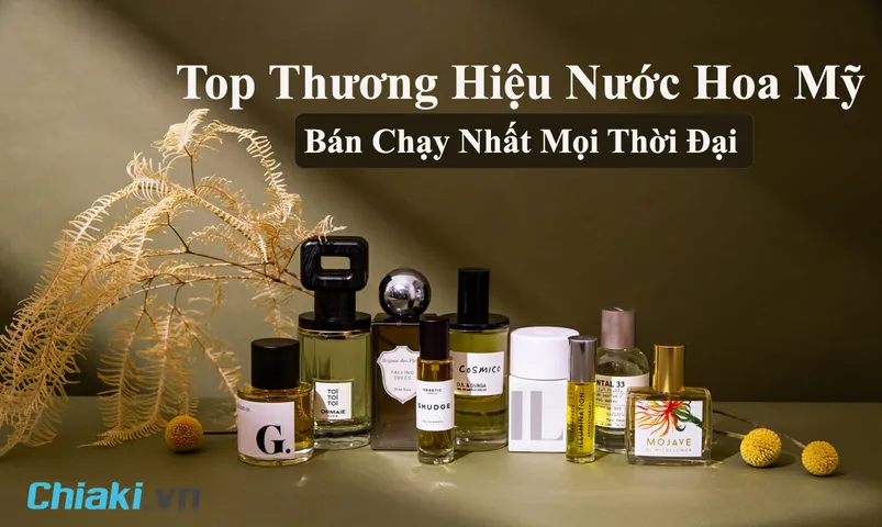 TOP 21 thương hiệu nước hoa Mỹ bán chạy hiện nay