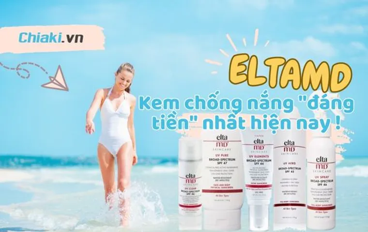 Review chi tiết 10 Kem Chống Nắng Eltamd Bán Chạy 2026