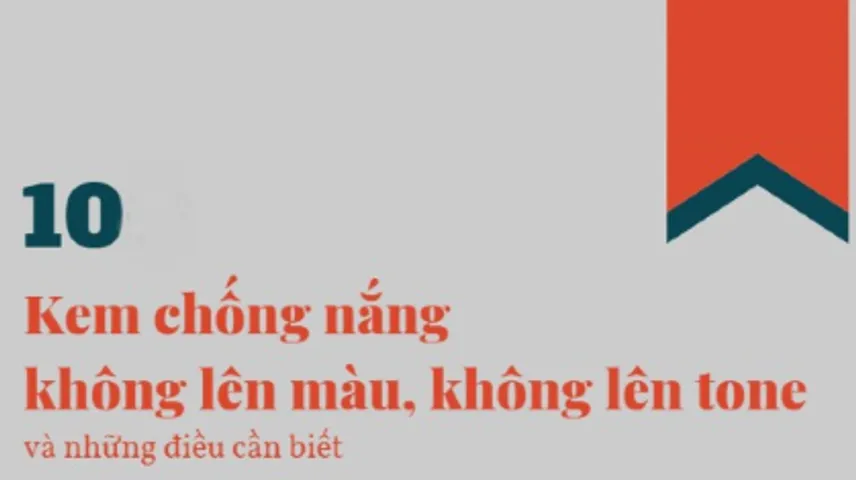 Top 12 Kem chống nắng không nâng tone giá rẻ cho mùa đông năm nay