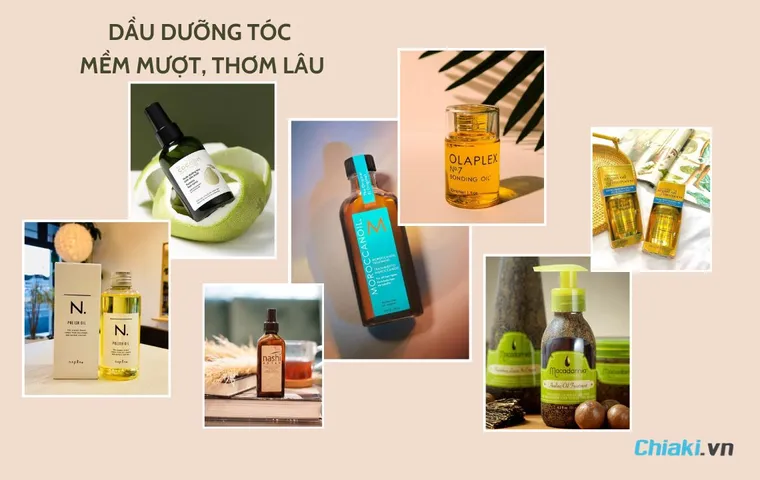 TOP 15 dầu dưỡng tóc mềm mượt, thơm lâu tốt 2026
