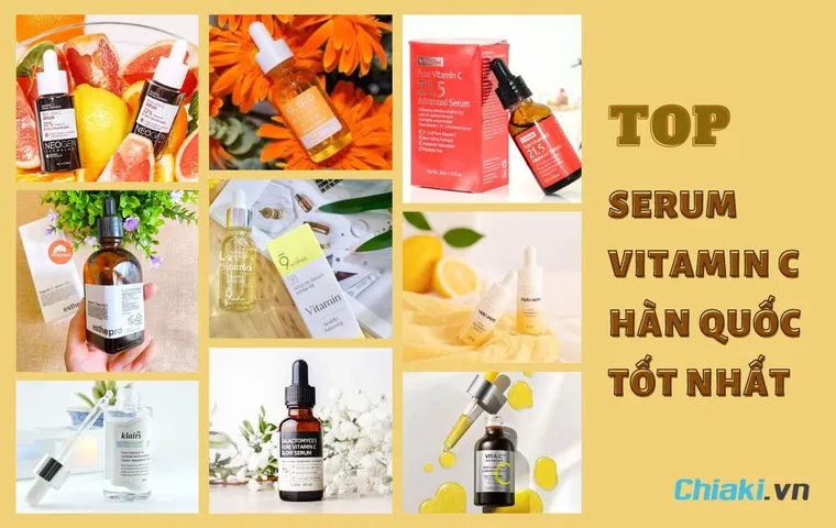 Top 5 serum vitamin C Hàn Quốc tốt cho mọi làn da