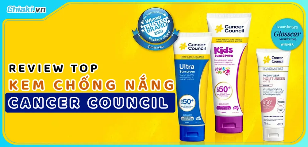Top 9 Kem Chống Nắng Cancer Council Tốt Của Úc