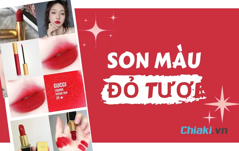 TOP 15 son màu đỏ tươi đẹp mê ly được săn lùng nhất 2026