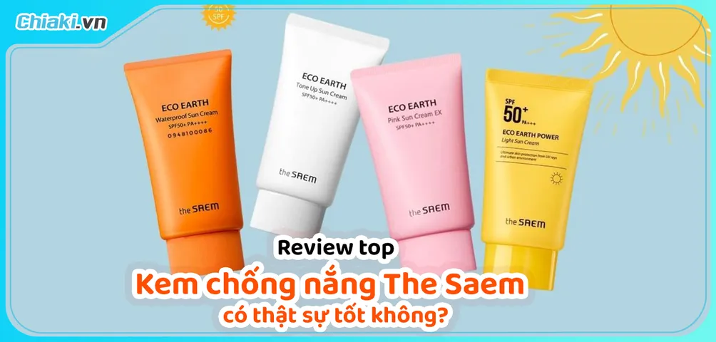 Top 5 dòng kem chống nắng The Saem được đánh giá cao hiện nay