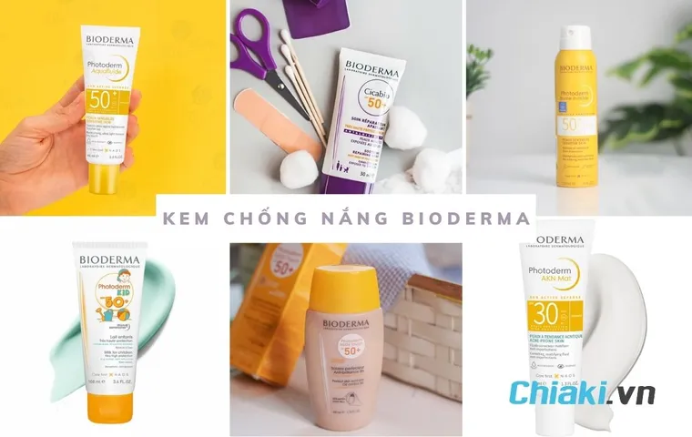 TOP 9 kem chống nắng Bioderma tốt cho từng loại da nên dùng