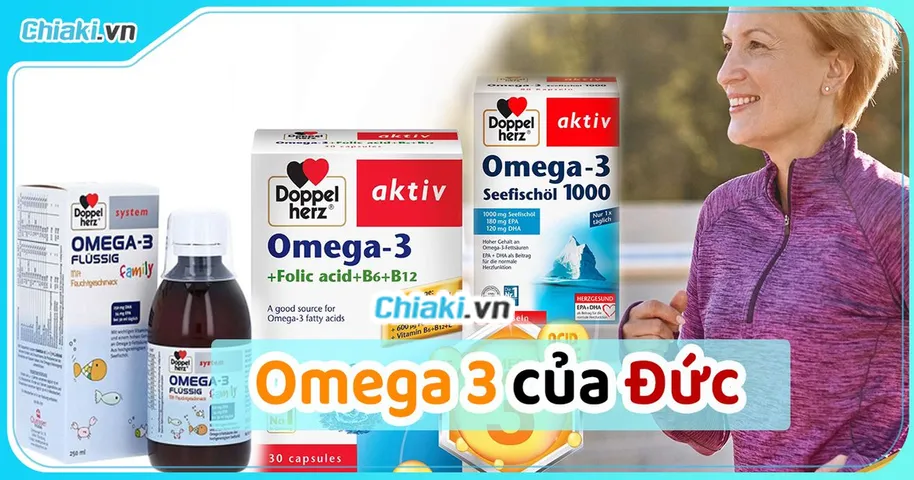 Top 5 dầu cá Omega 3 của Đức tốt được tin dùng hiện nay