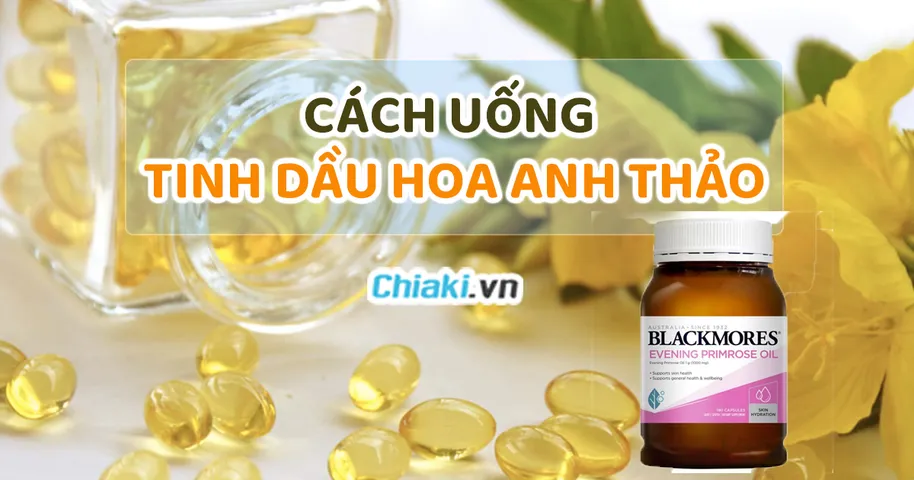 Cách uống tinh dầu hoa anh thảo an toàn và hiệu quả