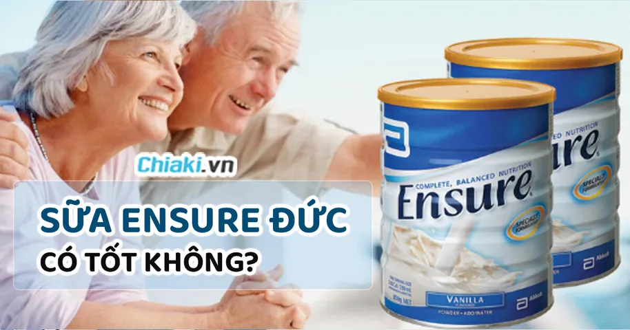 Đánh giá sữa Ensure Đức có tốt không? Giá bao nhiêu?
