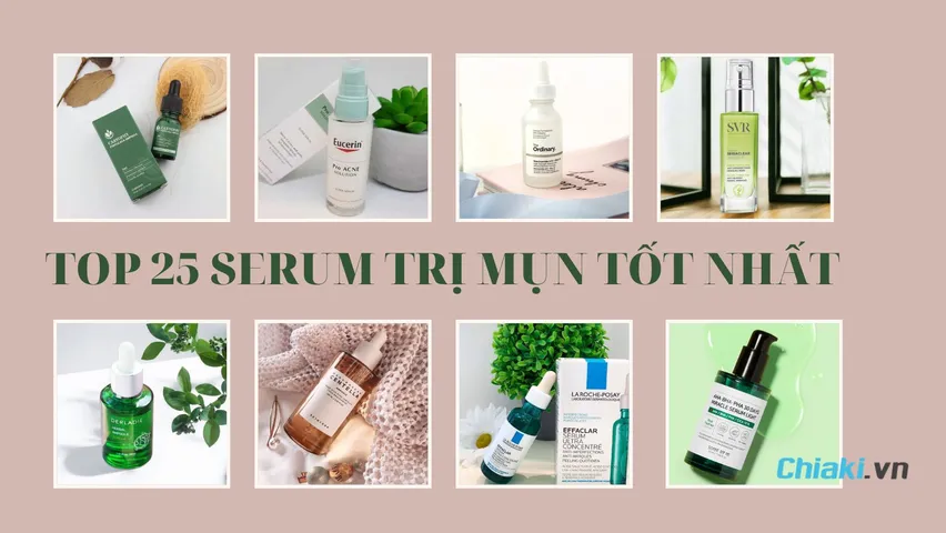 Top 9 Serum trị mụn hiệu quả được bác sĩ khuyên dùng