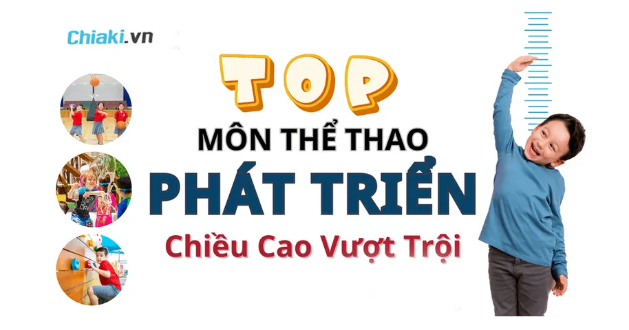 11 Các môn thể thao tăng chiều cao nhanh chóng, hiệu quả hiện nay