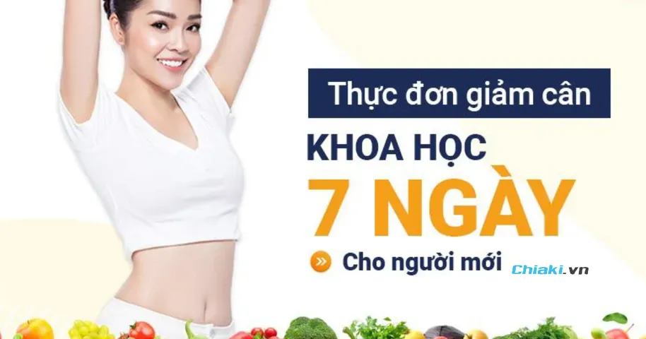 Thực đơn giảm cân 7 ngày 