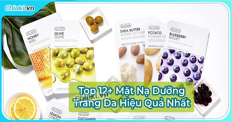 Top 9 Mặt Nạ Trắng Da Dưỡng Ẩm Hiệu Quả Hiện Nay