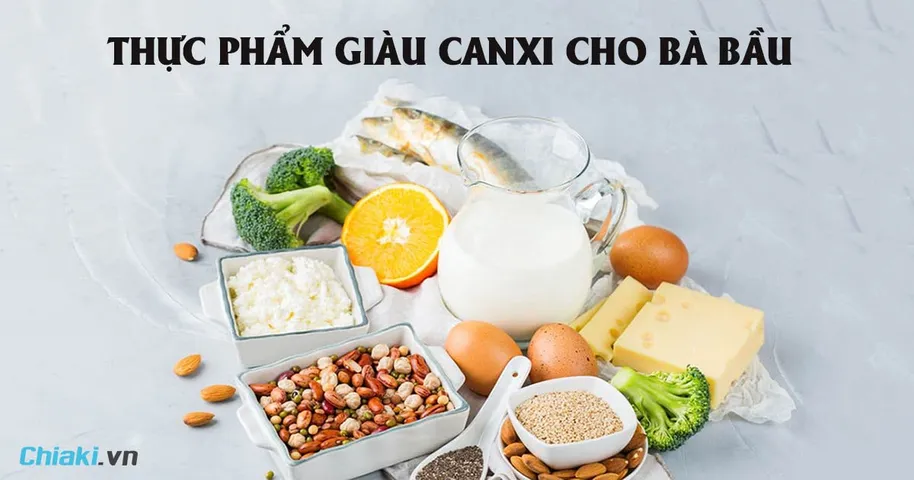 Top 20+ thực phẩm giàu canxi cho bà bầu trong quá trình mang thai