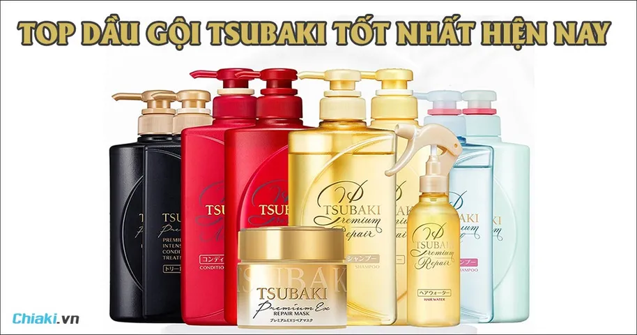 Review top 6 dầu gội Tsubaki đang được yêu thích hiện nay