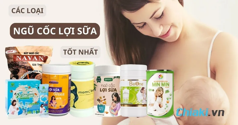 TOP 10 ngũ cốc lợi sữa cho mẹ sau sinh tốt hiện nay