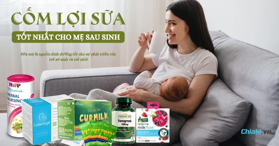 Top 10 Cốm lợi sữa tốt cho mẹ sau sinh được chuyên gia khuyên dùng