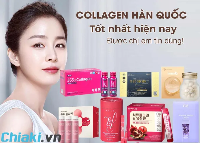 Top 10 collagen Hàn Quốc chất lượng tốt, được tin dùng hiện nay