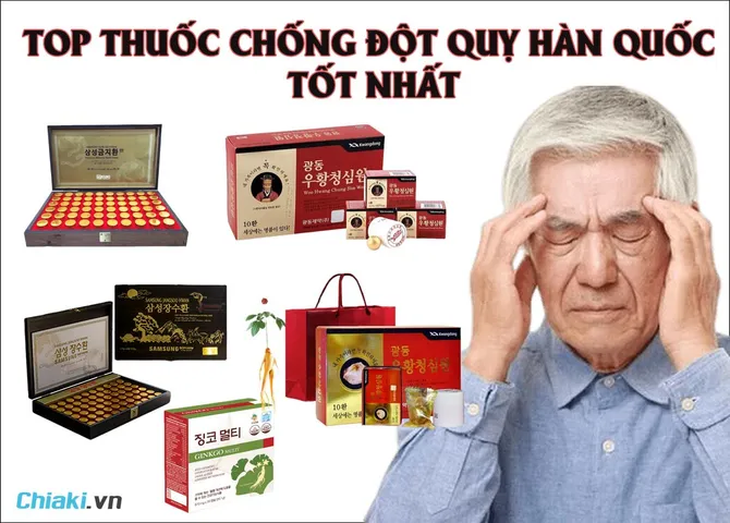 Top 7 thuốc chống đột quỵ Hàn Quốc tốt hiện nay
