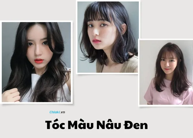 20 màu nhuộm tóc nâu đen cho nàng tôn da, trẻ trung, thu hút mọi ánh nhìn