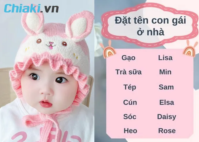 500+ cách đặt tên ở nhà cho bé gái ấn tượng và dễ thương 