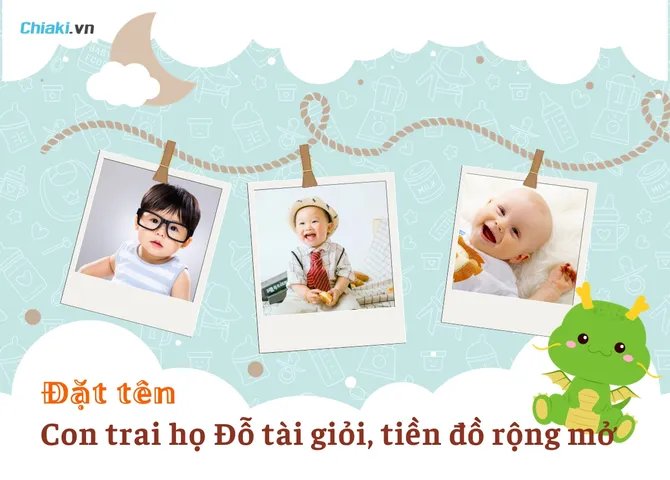 Bố họ Đỗ đặt tên con trai là gì để con tài giỏi, tiền đồ rộng mở?