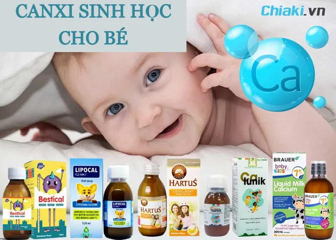 Canxi sinh học là gì? TOP 5 canxi sinh học cho bé chất lượng tốt