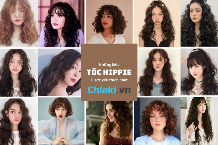 Tóc xoăn Hippie là gì? 32 kiểu tóc Hippie được yêu thích hiện nay