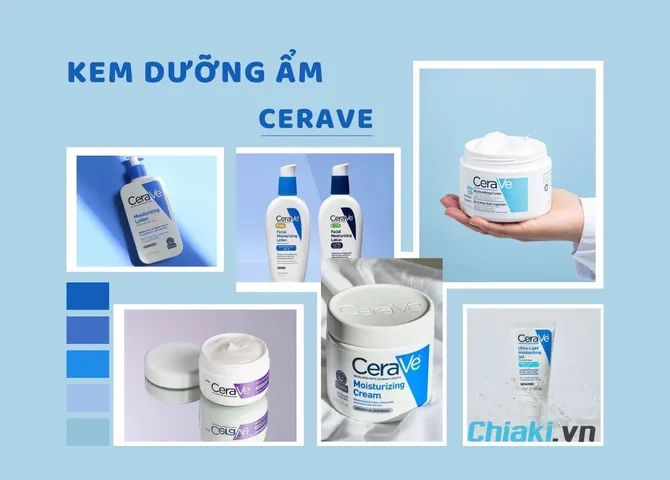 TOP 7 kem dưỡng ẩm Cerave tốt cho từng loại da nên dùng