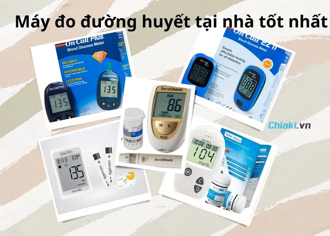 Top 10 sản phẩm máy đo đường huyết tại nhà tốt hiện nay