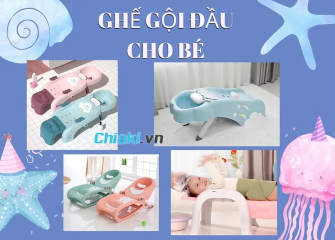 Top 11 ghế gội đầu cho bé siêu tiện dụng được nhiều mẹ lựa chọn
