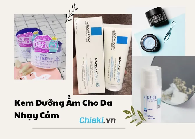 TOP 13 kem dưỡng ẩm cho da nhạy cảm lành tính và hiệu quả 2026