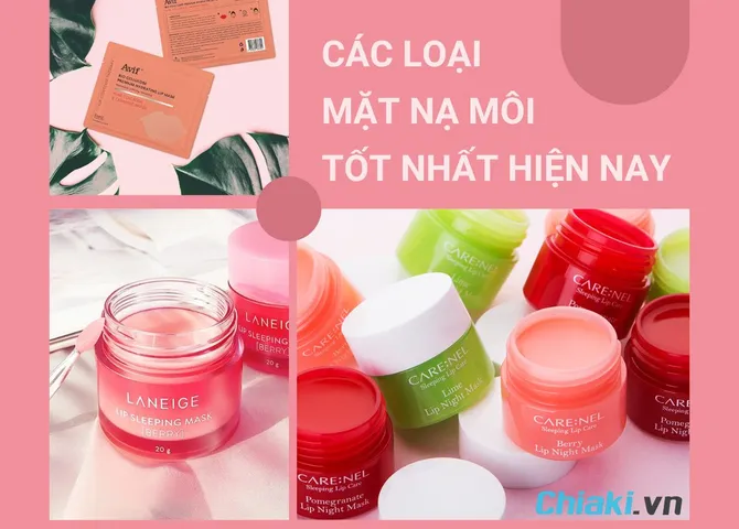 TOP 20 mặt nạ môi dưỡng ẩm, trị thâm tốt 2026