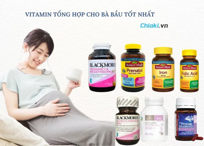 Top 10 vitamin tổng hợp cho bà bầu tốt cho cả mẹ và thai nhi 2026