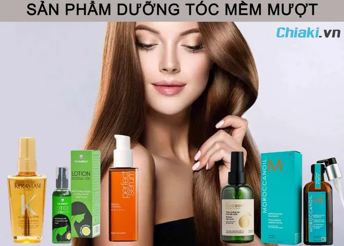 Top 10 sản phẩm dưỡng tóc mềm mượt tốt hiện nay
