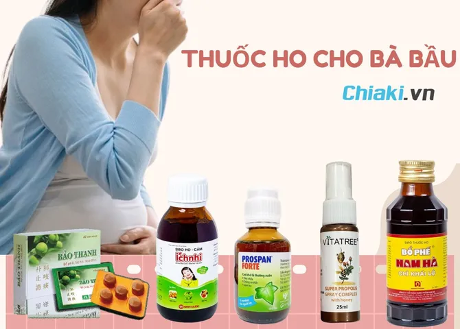 TOP 6 thuốc trị ho khan, tiêu đờm cho bà bầu an toàn hiệu quả