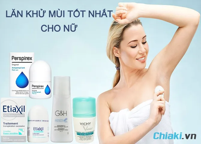 Top 10+ lăn khử mùi tốt cho nữ không gây vàng áo [BÁN CHẠY 2026]