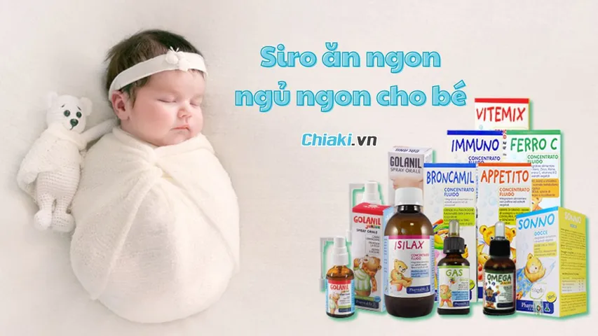Top 9 siro ăn ngon ngủ ngon cho bé được tin dùng 2026