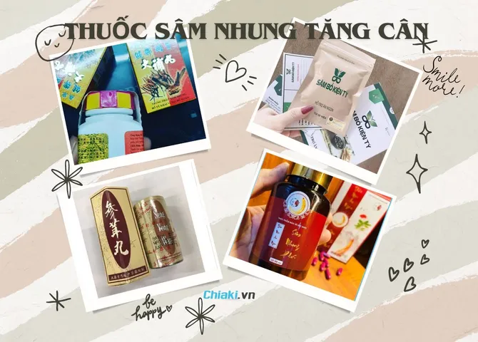 TOP 4 thuốc sâm nhung tăng cân an toàn được chuyên gia khuyên dùng