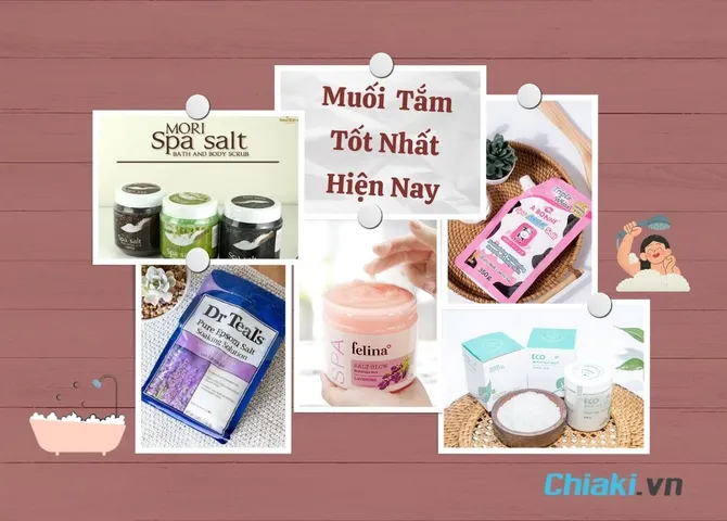 TOP 5 muối tắm tốt cho làn da sạch thoáng và láng mịn