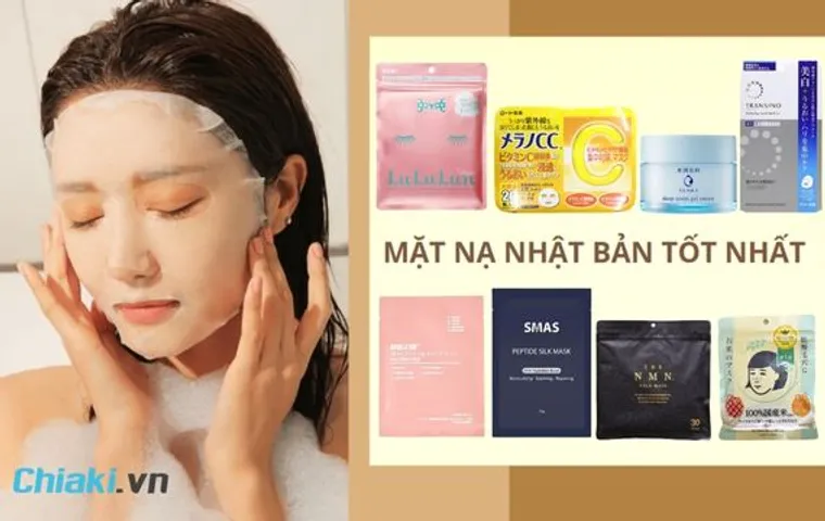 TOP 10 mặt nạ Nhật Bản tốt cho làn da sáng mịn tự nhiên