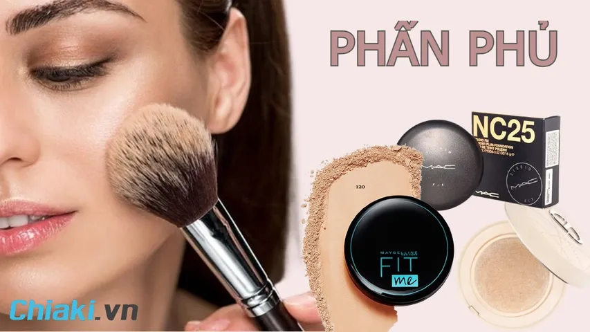 Top 10 sản phẩm phấn phủ kiềm dầu và che khuyết điểm hiệu quả