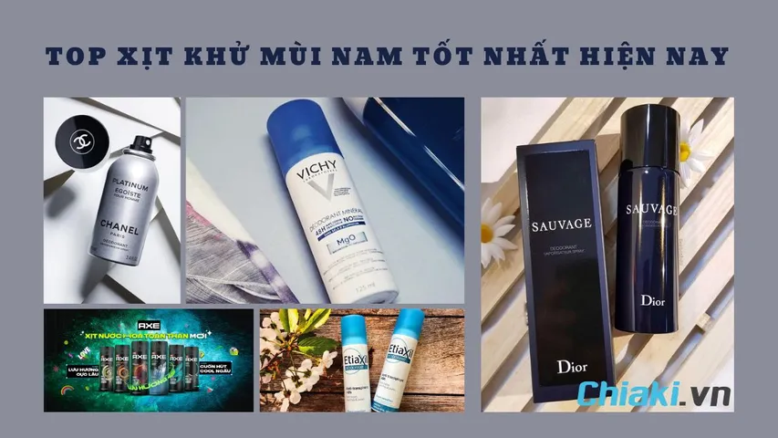 TOP 7 xịt khử mùi nam tốt cho phái mạnh thêm tự tin lôi cuốn hơn
