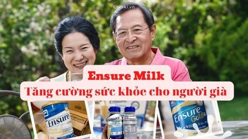 TOP 6 sữa Ensure cho người già tốt được khuyên dùng hiện nay
