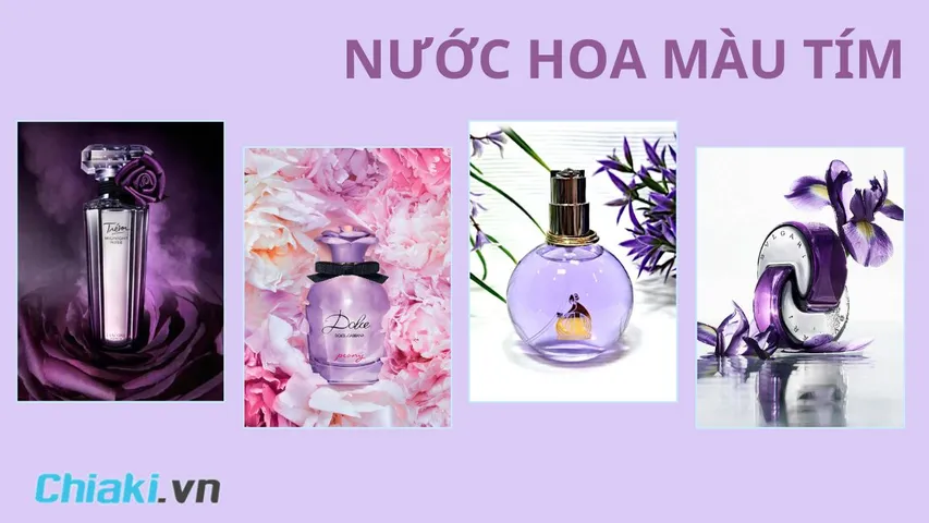 Top 11 chai nước hoa màu tím HOT, thơm quyến rũ và lôi cuốn 