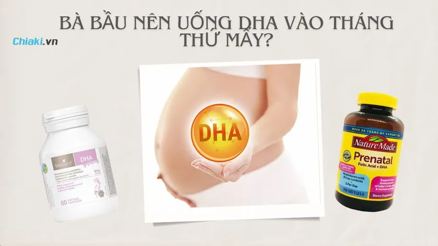 Bà bầu nên uống DHA vào tháng thứ mấy? Lưu ý khi bổ sung DHA cho mẹ bầu